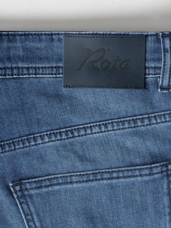 Rota Sport Summer Blue Denim Cotton 5 Pockets Trousers