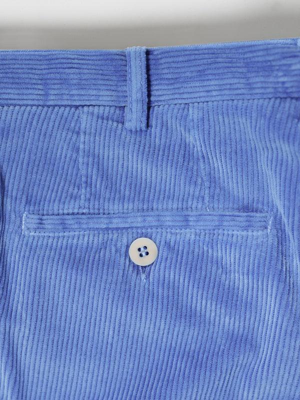 Rota Sport Winter Cobalt Corduroy Sport Trousers 1 Pleat