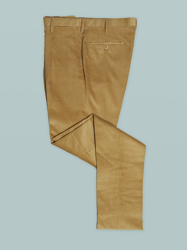 Rota Winter Dark Beige Corduroy Medium Wale Trousers