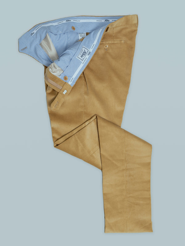 Rota Winter Dark Beige Corduroy Medium Wale Trousers