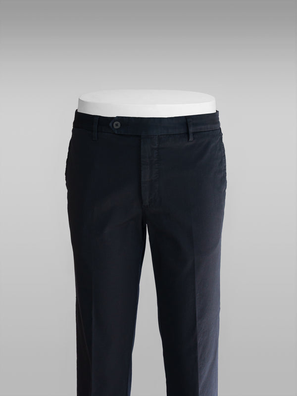Rota Sport Summer Dark blue cotton supima sport trousers with flaps