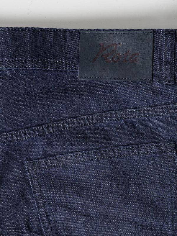 Rota Sport Summer Dark Blue Denim Cotton 5 Pockets Trousers