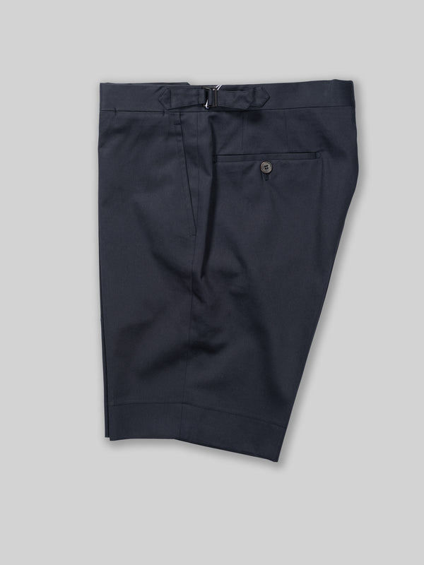 Rota Summer Dark Blue Pair Of Regular Fit Cotton Bermuda