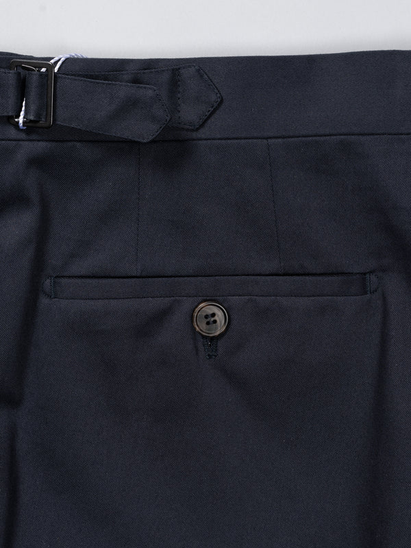 Rota Summer Dark Blue Pair Of Regular Fit Cotton Bermuda