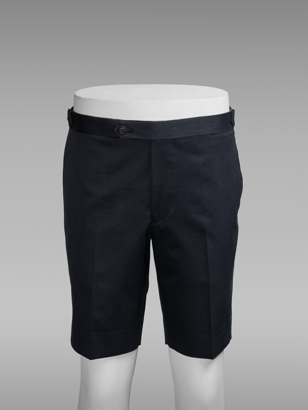 Rota Summer Dark blue pair of regular fit cotton bermuda