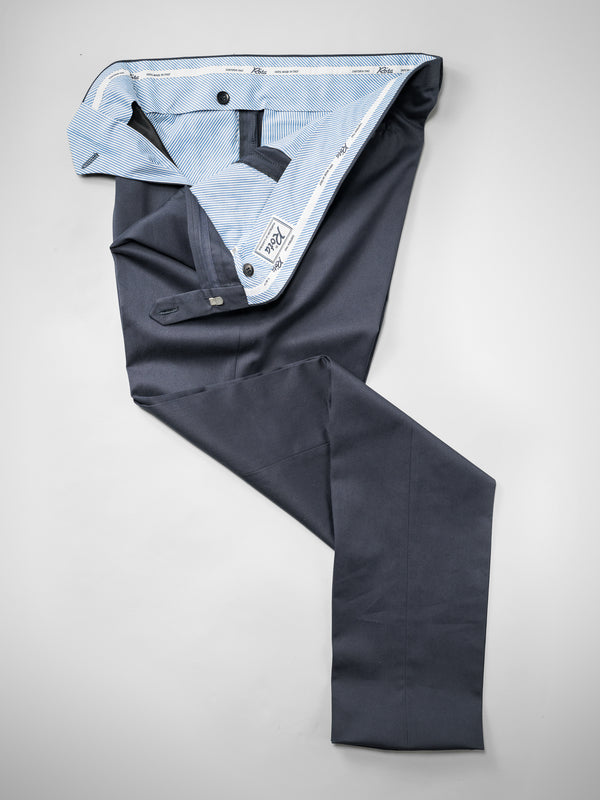 Rota Four Seasons Dark Blue Pair Of Regular Fit Cotton Trousers