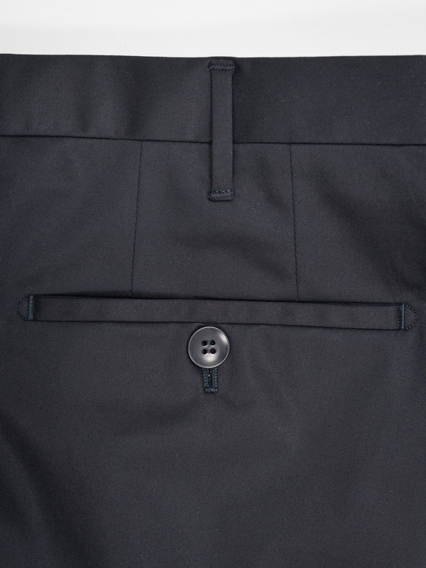 Rota Summer Dark Blue Pair Of Regular Fit Lightweight Cotton Elastan Trousers