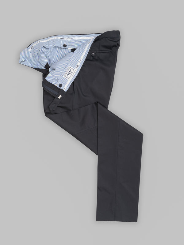 Rota Summer Dark Blue Pair Of Regular Fit Lightweight Cotton Elastan Trousers