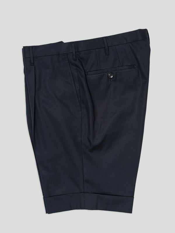 Rota Summer Dark Blue Pair Of Regular Fit Supima Cotton Bermuda