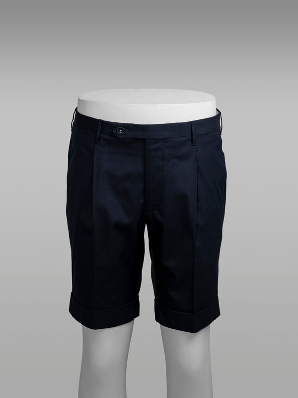 Rota Summer Dark blue pair of regular fit supima cotton bermuda