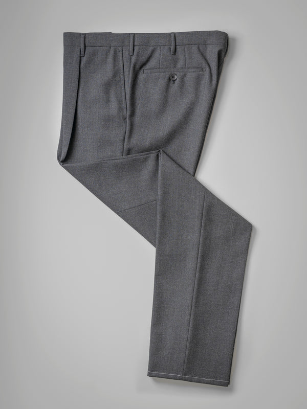 Rota Winter Dark Grey Pair Of Regular Fit Four Ply Wool Trousers