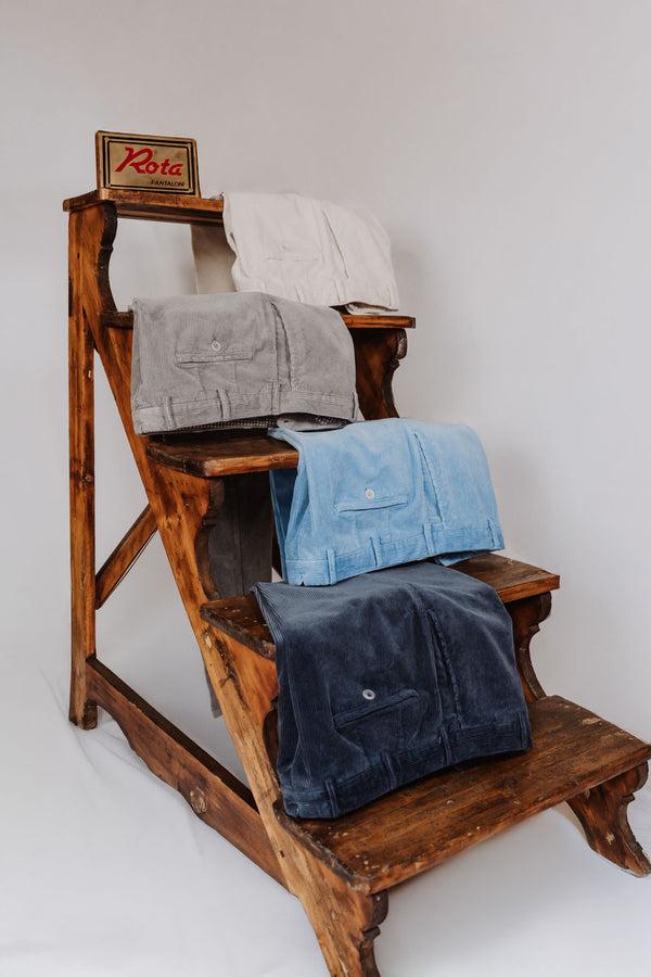 Rota Sport Winter Denim Blue Corduroy Sport Trousers