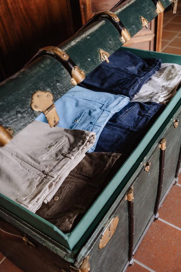 Rota Sport Winter Denim Blue Cotton Elastan Sport Trousers