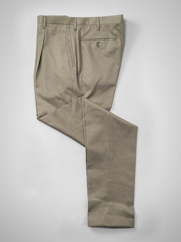 Rota Four Seasons Green Pair Of Regular Fit Cotton Trousers