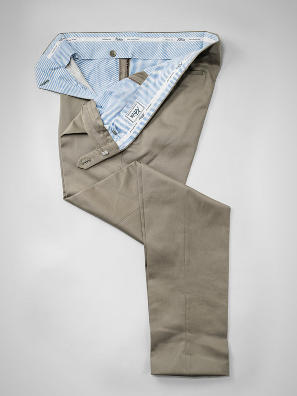 Rota Four Seasons Green Pair Of Regular Fit Cotton Trousers