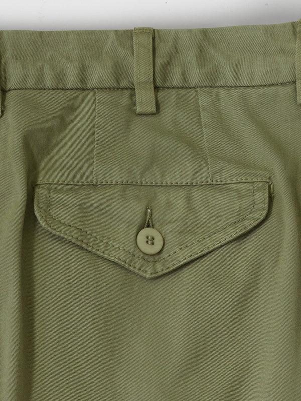 Rota Sport Summer Green Supima Cotton Cargo Sport Trousers With Flaps