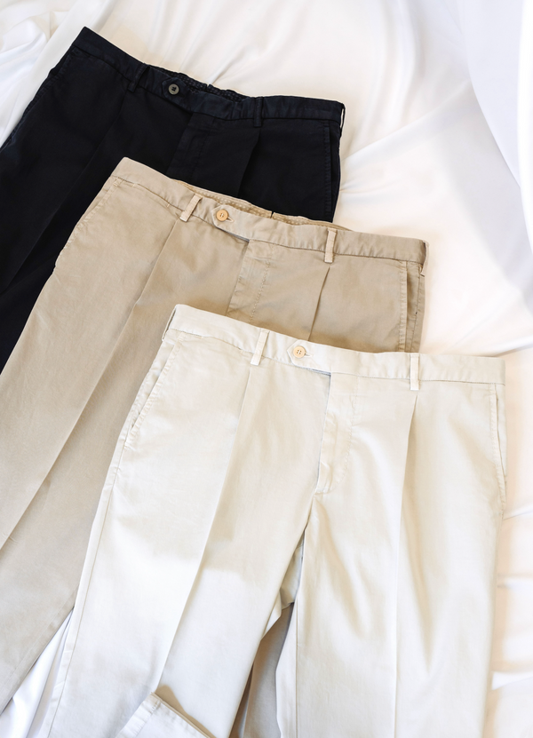 Rota Sport Summer Ice Cotton Supima Sport Trousers 1 Pleat