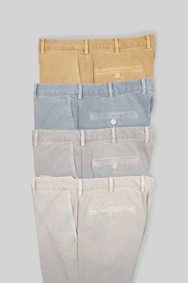 Rota Sport Winter Light Beige Cotton Cashmere Sport Trousers