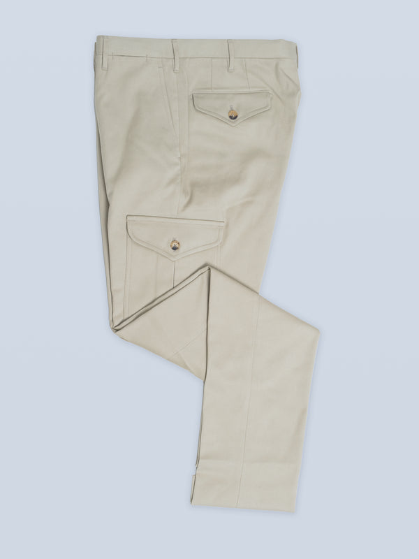 Rota Winter Light Beige Cotton Elastan Cargo Pockets