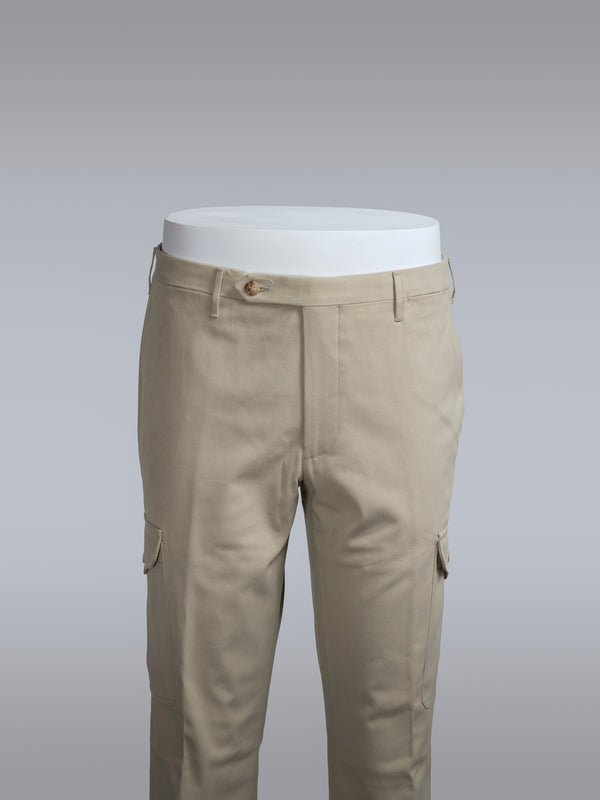Rota Winter Light beige cotton elastan cargo pockets