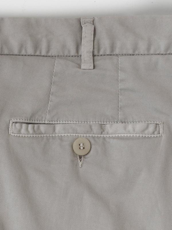 Rota Sport Summer Light Beige Cotton Supima Sport Trousers 1 Pleat