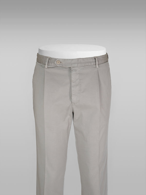 Rota Sport Summer Light beige cotton supima sport trousers 1 pleat