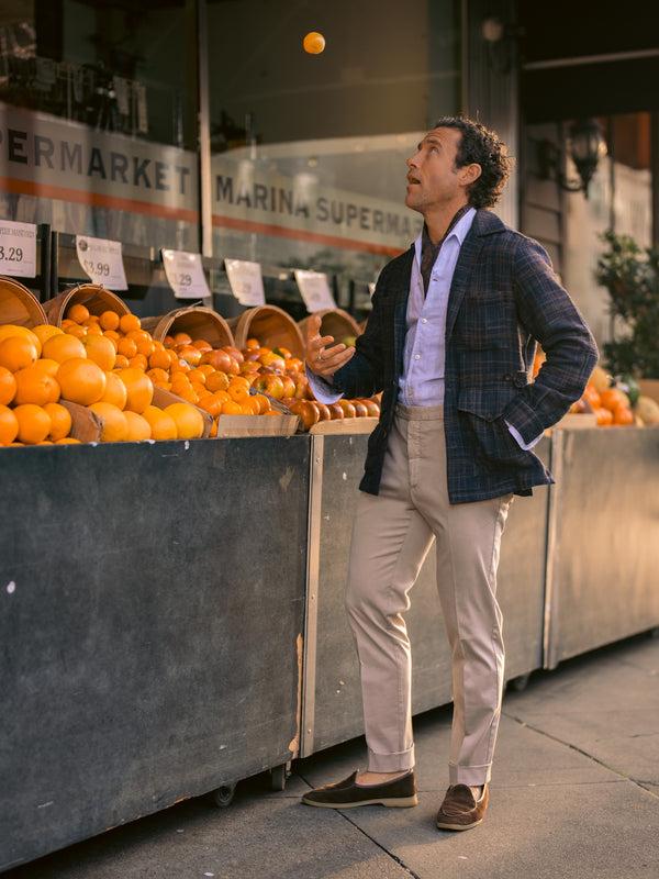 Rota Sport Summer Light Beige Cotton Supima Sport Trousers