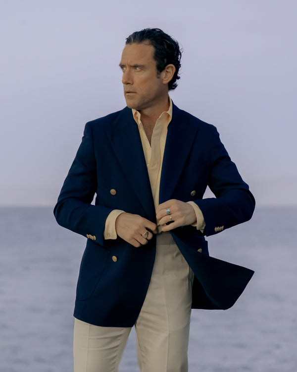 Rota Summer Light Beige Pair Of Regular Fit Supima Cotton Trousers