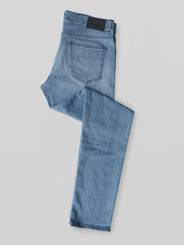 Rota Sport Summer Light Blue Denim Cotton 5 Pockets Trousers