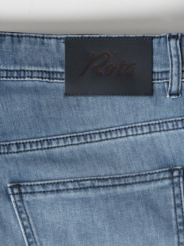 Rota Sport Summer Light Blue Denim Cotton 5 Pockets Trousers