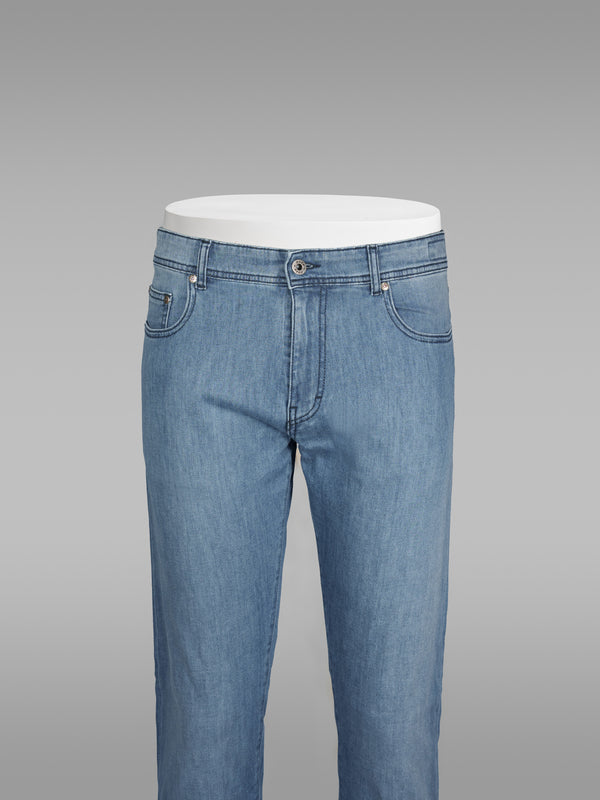 Rota Sport Summer Light blue denim cotton 5 pockets trousers