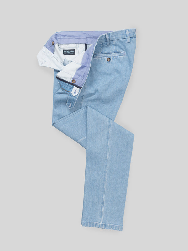 Rota Sport Winter Light Blue Denim Cotton Sport Trousers