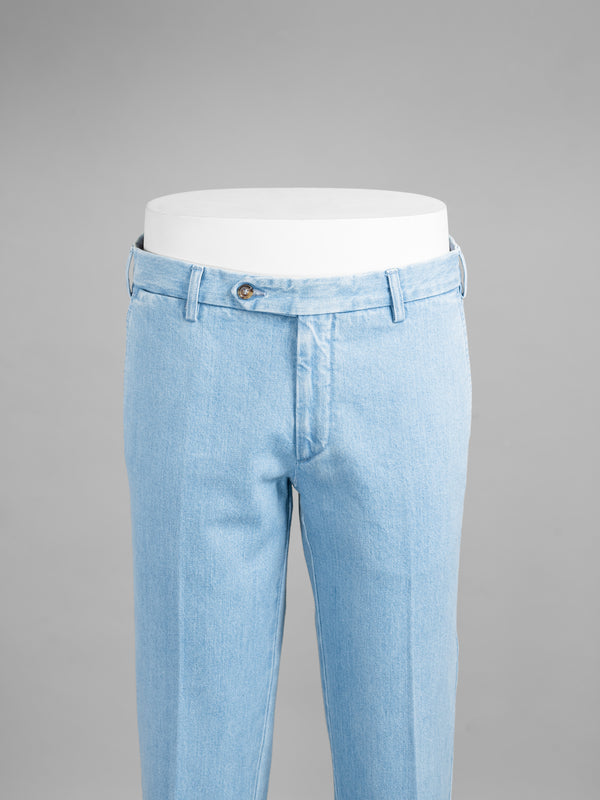 Rota Sport Winter Light blue denim cotton sport trousers