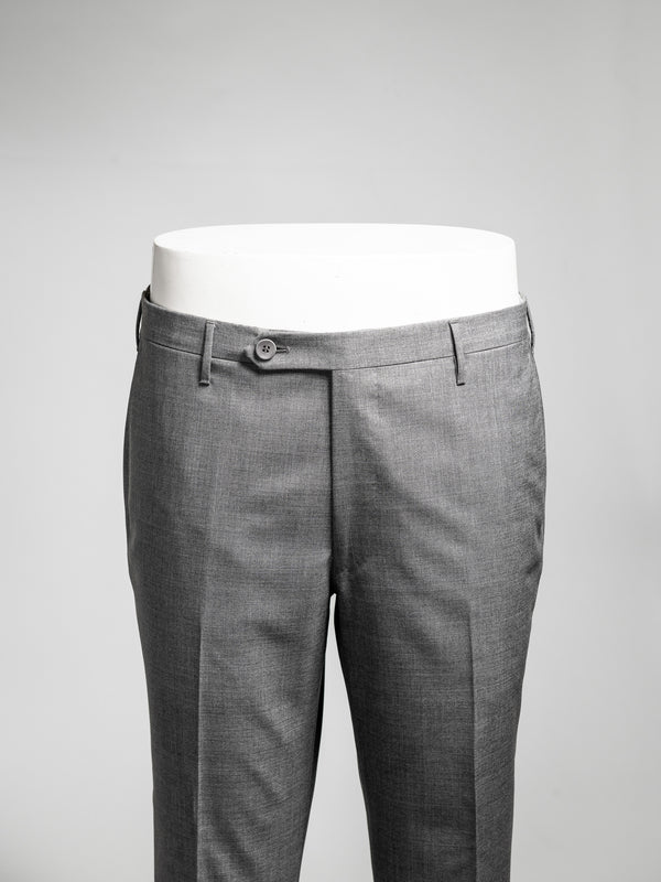 Rota Summer Light grey pair of regular fit wool trousers