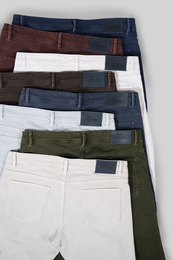 Rota Sport Winter NEW 5 Pockets Trousers In Cotton Elastan – In 8 Colors Available