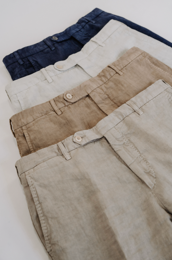 Rota Sport Summer Beige Linen Sport Trousers