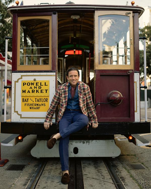 Rota Sport Summer Blue Linen Sport Trousers