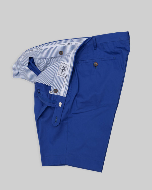Rota Summer Bright Blue Cotton Bermuda