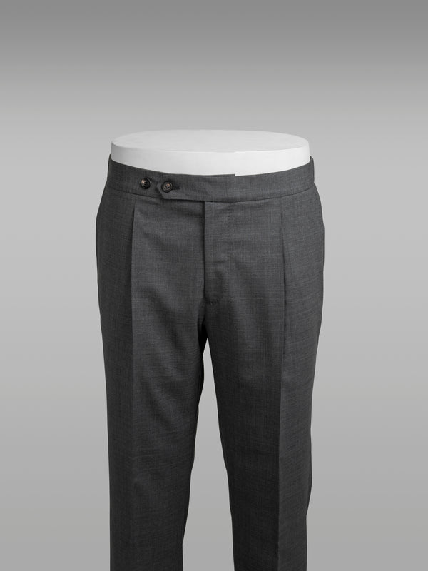 Rota Summer elastic belt wool trousers 1 pleat