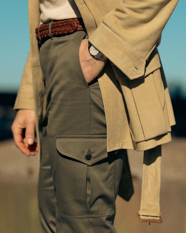 Rota Summer Green Cotton Trousers Cargo