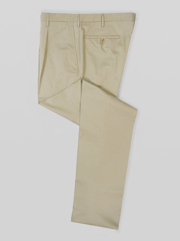 Rota Summer Light Beige Cotton Elastan Trousers
