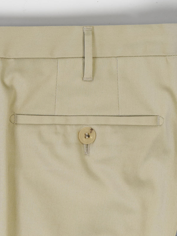 Rota Summer Light Beige Cotton Elastan Trousers
