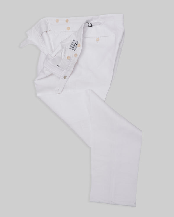 Rota Summer New York White Linen Trousers