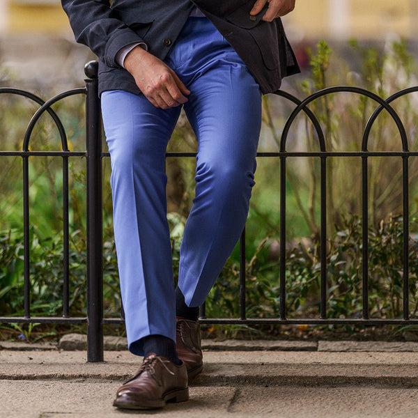 Rota Summer Sky Blue Cotton Trousers