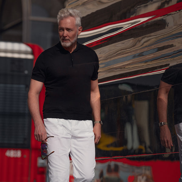 Rota Summer White Supima Cotton Trousers