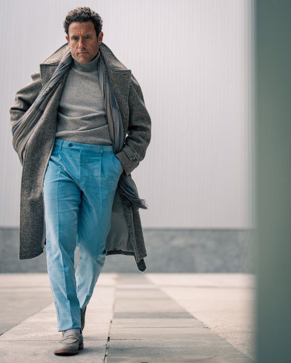 Rota Winter Azure Corduroy Medium Wale Trousers