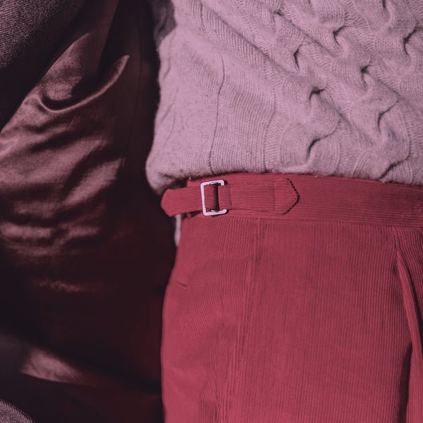 Rota Winter Bordeaux Corduroy Medium Wale Trousers