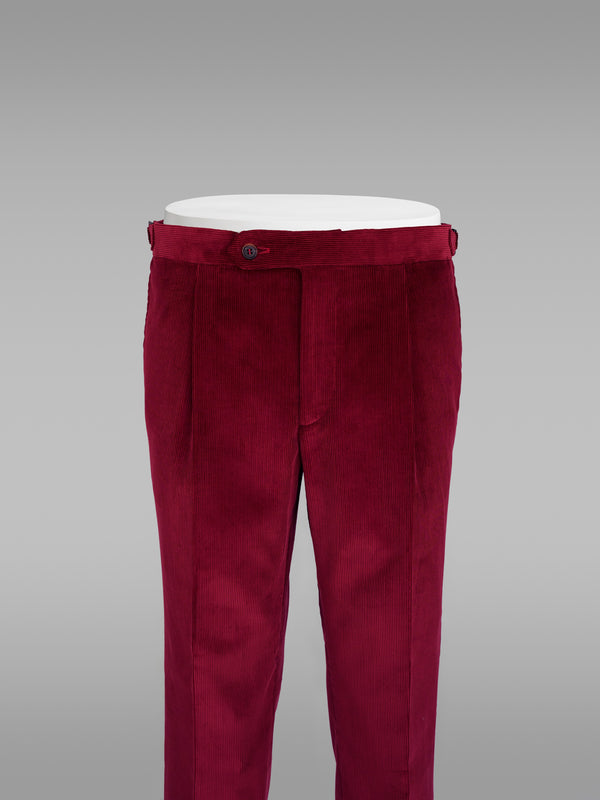 Rota Winter Bordeaux corduroy medium wale trousers
