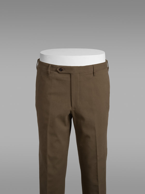 Rota Winter Dark mud cotton elastan trousers