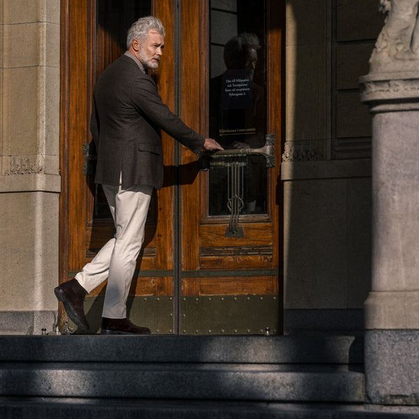 Rota Winter Ivory Cotton Elastan Trousers